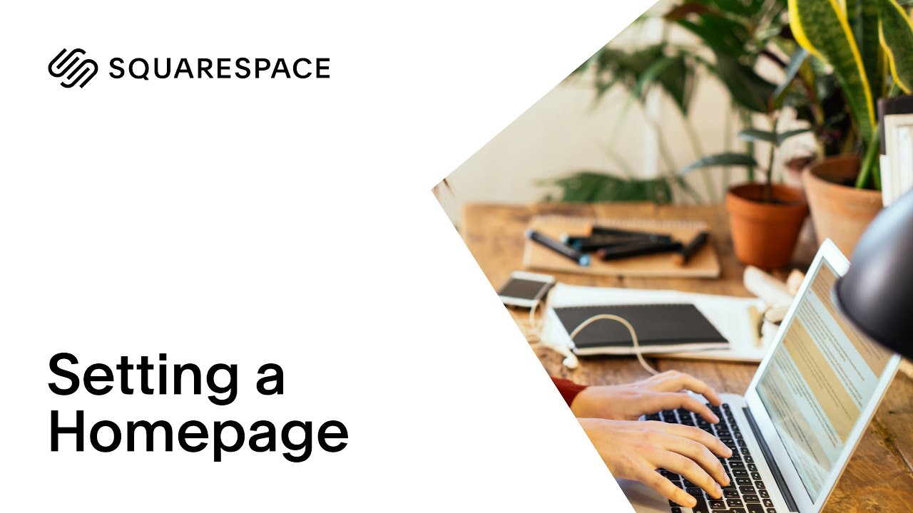 Setting a Squarespace page as homepage