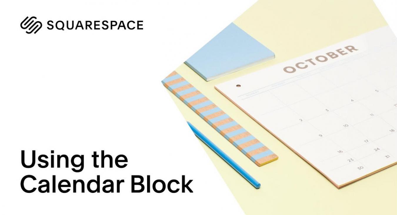 Squarespace Calendar Block