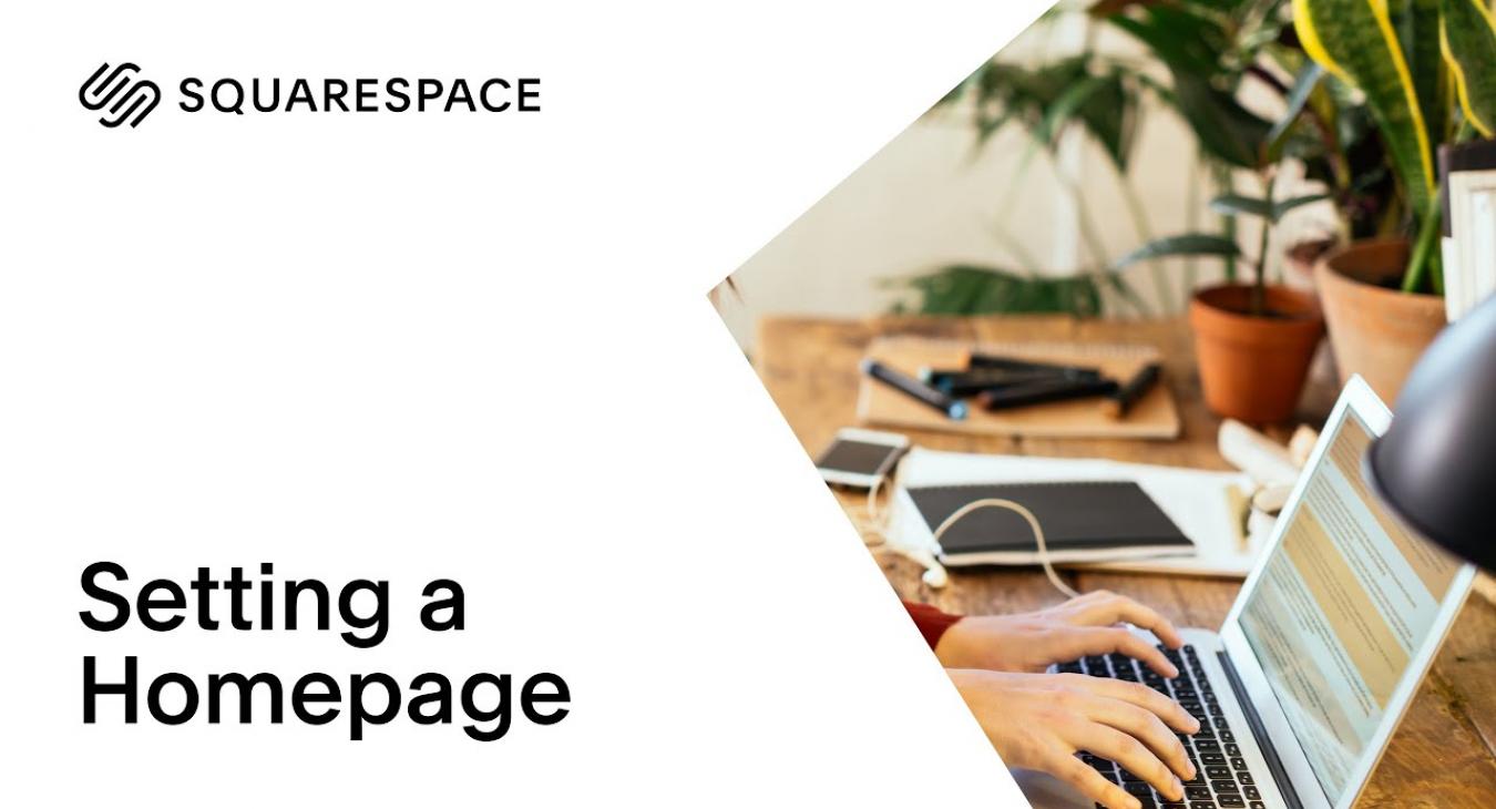 Setting a Squarespace page as homepage