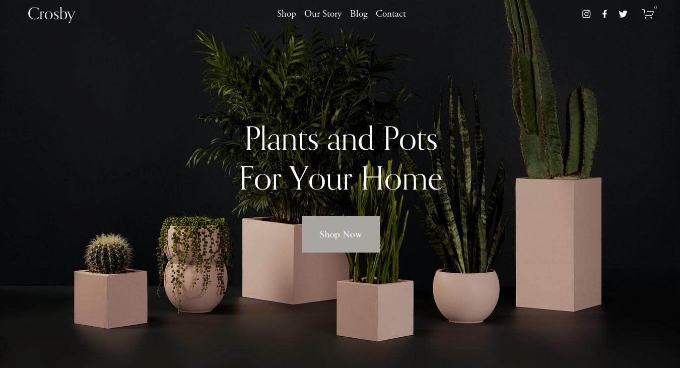 Crosby Squarespace Template